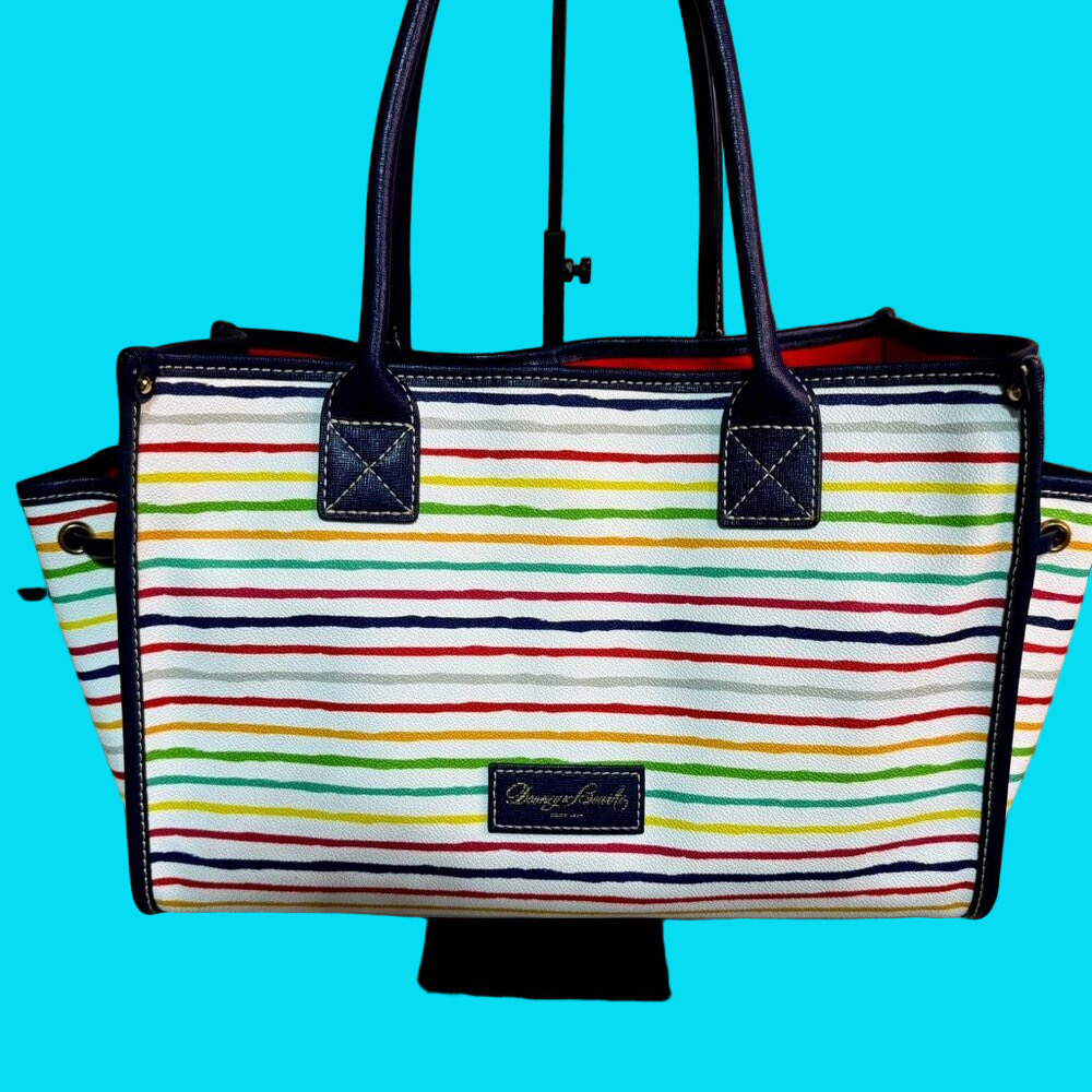 Dooney & Bourke Multicolor Striped Tote